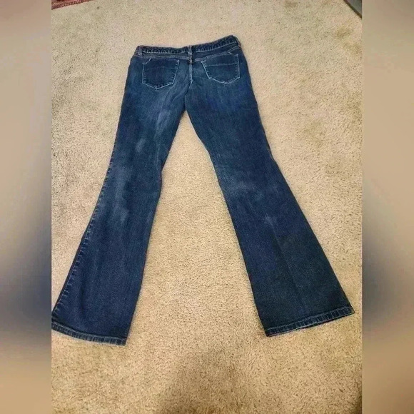 Mossimo Modern Bootcut Size 4S Blue Jeans 28" Waist Flare 99% Cotton #C49 - Picture 3 of 5